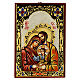 Icon of the Holy Family, coloured decorations s1