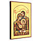 Icona Sacra Famiglia Romania dipinta a mano s3