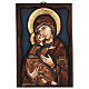Ikone Gottesmutter von Wladimir blauen Hintergrund s1
