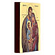 Ikone Heilige Familie, byzantinischer Stil, handgemalt, 14x10 cm s3