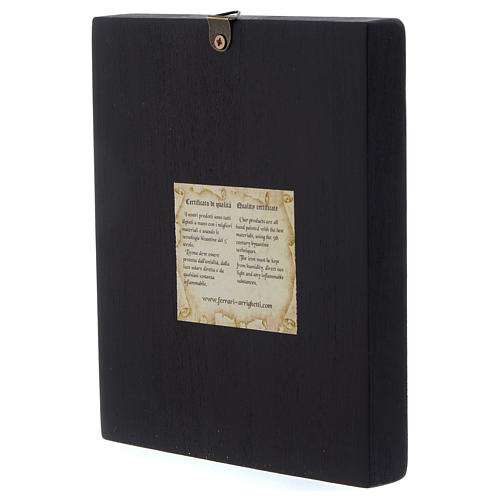 Ikone Gottesmutter mit Kind, Eleusa, byzantinischer Stil, Eleusa, 14x10 cm 3