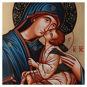 Vergine Eleousa con Gesù 44x32 cm