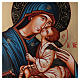 Vergine Eleousa con Gesù 44x32 cm s2