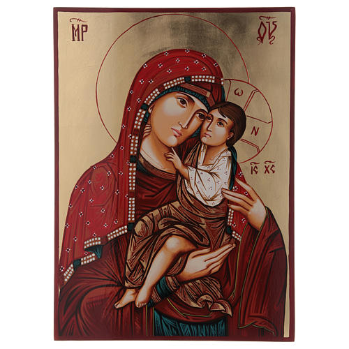 Ikone Gottesmutter mit Kind, 44x32 cm 1