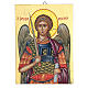 Icon Archangel Michael hand painted 24x18 cm Romania s4