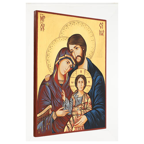 Rumänische Ikone Heilige Familie, 45x30 cm 3