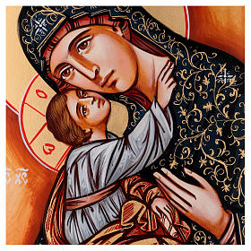 Ícone Nossa Senhora com Menino Jesus 44x32 cm Roménia