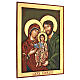 Icono Sagrada Familia tallado 70x50 cm Rumanía s3
