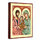 Icono Sagrada Familia pintado a mano Rumanía 24x18 cm s3