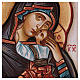 Rumänische Ikone Madonna mit Kind, geschnitzt, 30x20 cm s2