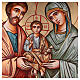Romanian hand painted icon Holy Family 70x50 cm s2