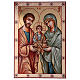 Icona dipinta a mano della Sacra Famiglia Romania 70x50 cm s1