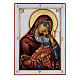 Icono Virgen con niño capa violeta 70x50 cm Rumanía s1