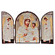 Silver triptyque of Mother of God 20x30 cm s1