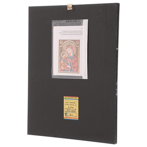 Icono Madre de dios Hodighitria 40x30 cm pintado Rumanía 3