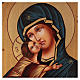 Tríptico pintado Nossa Senhora Madre de Deus e Anjos 40x60 cm s2