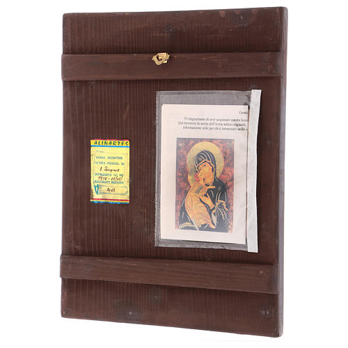 Icon of Our Lady of Vladimirskaja 35x30 cm 3