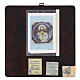 Icona Cristo Maestro e Giudice 25x25 cm dipinta Romania s7