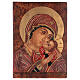Icono Madre de Dios Kasperovskaja 35x30 cm pintado Rumanía s1