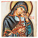 Ikona malowana Madonna Glykophilousa, 22x18 cm, Rumunia, nacięta s2