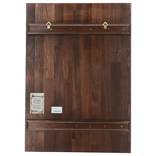 Ícone romeno Mãe de Deus 70x50 cm pintado entalhado 5