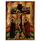 The Crucifixion icon 50x40 cm hand painted in Romania s1