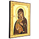Tenderness icon Vladimirskaya Byzantine, 40x30 cm painted Romania s3