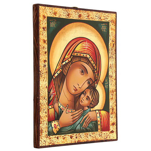 Madre de Dios Kasperovskaja 30x20 cm icono pintado Rumanía 3