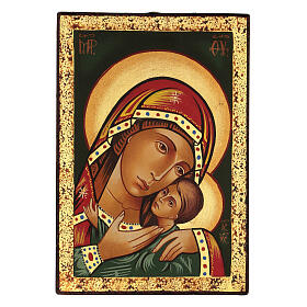 Icone Romania dipinte: Icona Madre di Dio Kasperovskaja 30x20 cm dipinta Romania