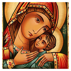 Icona Madre di Dio Kasperovskaja 30x20 cm dipinta Romania