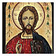 Ícone Jesus Cristo Salvador Pantocrator pintado à mão Roménia, 29x21 cm s2