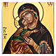 Ikona Matka Boża Czułości Włodzimierska, malowana ręcznie w Rumunii, 24x18 cm s2