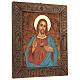 Bemalte Ikone des Heiligen Herzens Jesu aus Rumänien, 40 x 30 cm s3