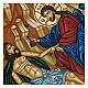 Printed icon of the Good Samaritan on wood 25x20 cm s2