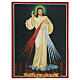 Icona stampata Gesù Misericordioso legno 25x20 cm s1