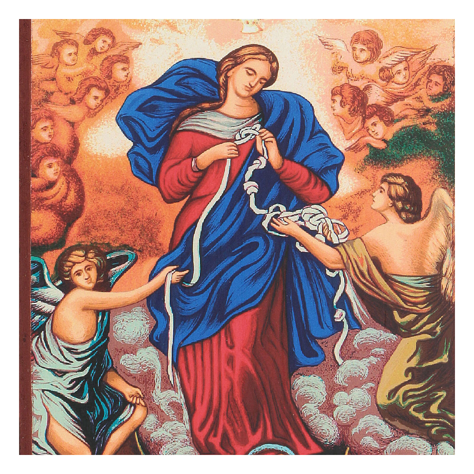 Icône imprimée Marie qui défait les noeuds 15x12 cm vente en ligne sur HOLYART Icône imprimée Marie qui défait les noeuds 15x12 cm vente en ligne sur HOLYART