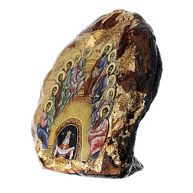 Pentecost icon printed on terracotta 5 cm