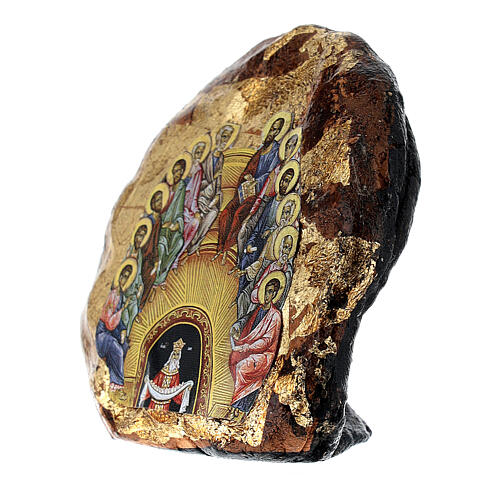Icono terracota impreso Pentecostés 5 cm 2