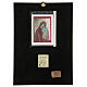 Icona rumena Madre di Dio Jaroslavskaya antichizzata 40x30 cm s4