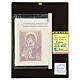 Icona Madre di Dio Donskaja rumena dipinta a mano 24x18 s4