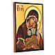 Mother of God of Yaroslavl, hand-painted Rumenian icon, 24x18 cm s3