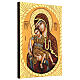 Icône Mère de Dieu Dostojno Est Romanie peinte à la main 30x20 cm s3