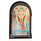 Saint Michael Russian paper mache icon 18x14 cm s2