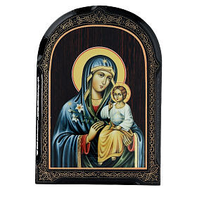 Russian icon lacquer Mother of God Neuviadaemiy Zvet 18x14 cm