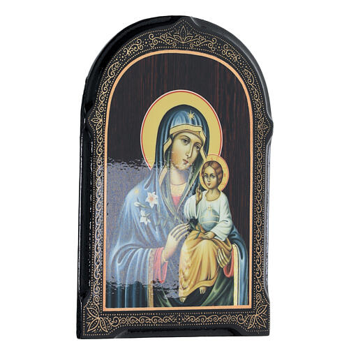 Russian icon lacquer Mother of God Neuviadaemiy Zvet 18x14 cm 2