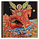 Russian paper mache icon St. Michael the Archangel 25x20 cm s2