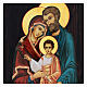 Russische Lackkunst, Ikone, Heilige Familie, 25x20 cm s2