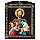 Russian lacquer icon Christ Blessing the Children 25x20 cm s1