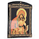 Russian lacquer icon Mother of God Kykkos 25x20 cm s3