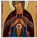 Russian icon, Mary Helper in Childbirth, 16.5x12 in, découpage s2